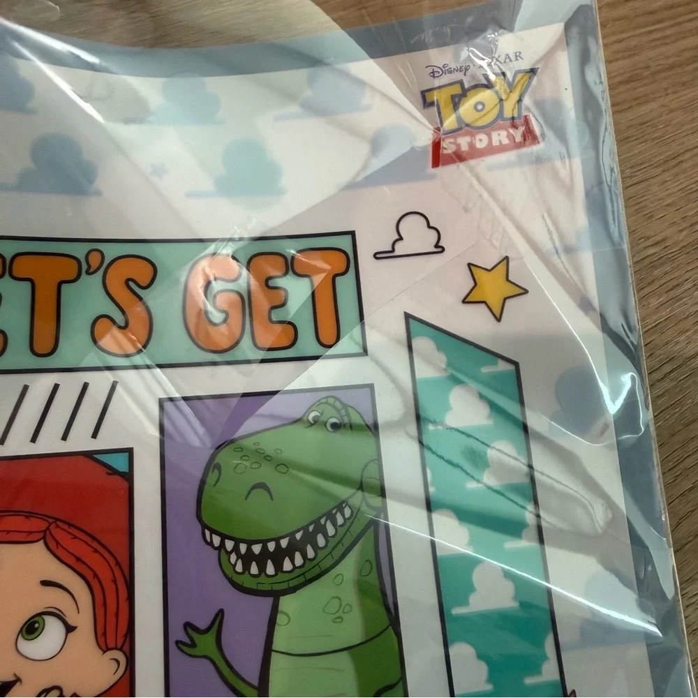 Toys Story File Folder + Little Green Men mini notebook with zip bag